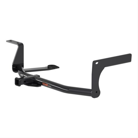 CURT Class 1 Receiver Hitch 11474 Hitch, I, 1/4 in. Receiver, Round Tube Welded, Black Powdercoated, Volkswagen, Jetta, Each