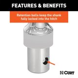 Curt Manufacturing Hitch Balls 60634 Gooseneck Trailer Ball, 3" OEM-Style Gooseneck Ball, 38,000 lbs. thumbnail 2
