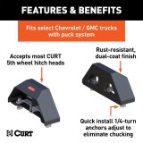 CURT Q24 Fifth Wheel Trailer Hitches 16095 Hitch 2020-2020 Silverado 2500 HD 8' Bed with 5th Prep 3500 HD 8' Bed Sierra 2500 HD 8' Bed Sierra 3500 HD 8' Bed Whith Package thumbnail 8
