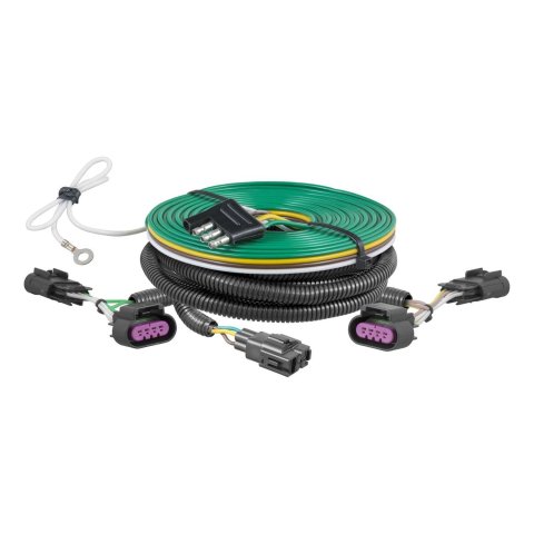 Curt Manufacturing - Vehicle Towing Harness Adapters for 2014-2025 DURANGO 58957 Trailer Connector Kit, Custom Towed-Vehicle RV Wiring thumbnail 1