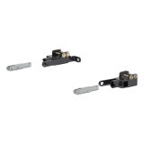 CURT Custom Tow Bar Base Plates 70141 Adapter Bracket, Plate, Steel, Black Powdercoated, Chevrolet, GMC, Kit thumbnail 1