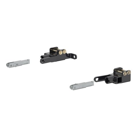 CURT Custom Tow Bar Base Plates 70141 Adapter Bracket, Plate, Steel, Black Powdercoated, Chevrolet, GMC, Kit