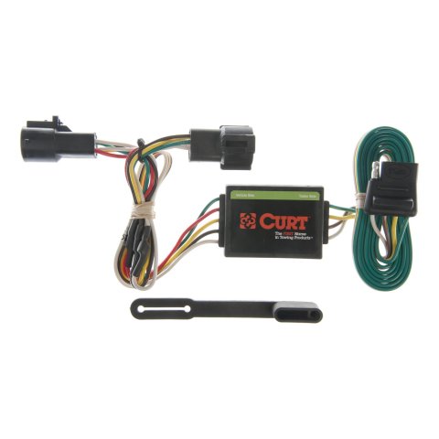 CURT Custom Wiring Connector Harnesses 55325 Vehicle Towing Harness Adapter, T-Connector, 3-Wire System, Converter, Ford/Mazda Each thumbnail 1
