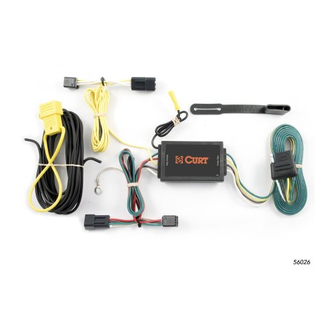 CURT Custom Wiring Connector Harnesses for 2012 CAPTIVA SPORT, 2006-2010 VUE - 56026 Vehicle Towing Harness Adapter, T-Connector, 3-Wire System, Circuit Protected Converter, Saturn, Each thumbnail 1