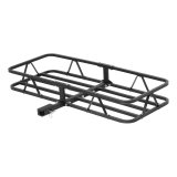 CURT Basket-Style Cargo Carriers 18145 Holder, Basket-Style, Steel, Black Powdercoated, Fixed Shank, 500 lbs. Capacity, Each thumbnail 1
