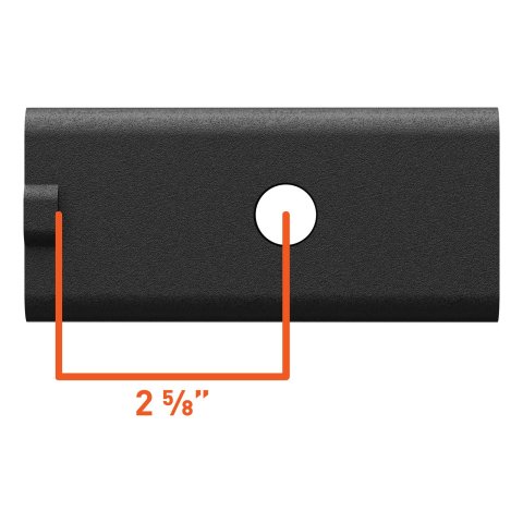 CURT Hitch Receiver Adapters 45405 Adapter, Steel, Black Powdercoated, Each thumbnail 1