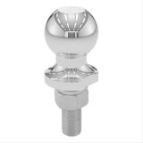 CURT Hitch Balls 40015 Ball, Chrome, 1 7/8 in. Ball, 0.750 in. Diameter Shank, 2.125 in. Length Shank, 2,000 lbs., Each thumbnail 1