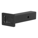 CURT Adjustable Pintle Mounts 48340 Mount, 20,000 lbs. GTW, 1-Position Mounting, 2 1/2 in. Square Receiver Mount, Steel, Black Carbide, Eac thumbnail 1