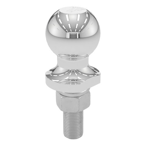 CURT Hitch Balls 40063 Ball, Chrome, 1 7/8 in. Ball, 0.750 in. Diameter Shank, 2.125 in. Length Shank, 2,000 lbs., Each