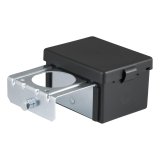 Curt Manufacturing Battery Boxes and Trays 52029 Box, Polyethelyne, Black, Trailer Brake Breakaway System, Flat Surface Mount, Weldable Bracket, Each thumbnail 1