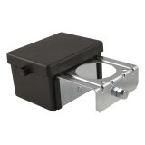 Curt Manufacturing Battery Boxes and Trays 52029 Box, Polyethelyne, Black, Trailer Brake Breakaway System, Flat Surface Mount, Weldable Bracket, Each thumbnail 3