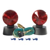 CURT Towing Lights 53204 Auxiliary Light, Magnetic Light, 20 ft. cord, 4-Way Flat Plug, Heavy Duty Storage Case, Kit thumbnail 1