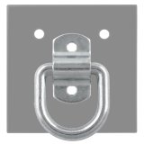 CURT Rope Rings 83742 Cargo Tie-Down Anchor, Ring, D-ring Type, Steel, Zinc Plated, 11,000 lb. Capacity, Each thumbnail 3