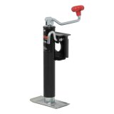 CURT Bracket Mount Swivel Jacks 28300 Trailer Jack, Swivel, 2,000 lb. Capacity, 10 in. Travel, Steel, Black, Top Wind, Each thumbnail 3