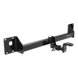 CURT Class 1 Receiver Hitch 114223 Hitch, I, 1/4 in. Receiver, Square Tube Welded, Black Powdercoated, with Old-Style Ball Mount, Volkswagen, Golf, Each thumbnail 2