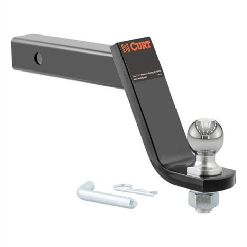Curt Manufacturing Receiver Hitch Ball Mounts 45064 Loaded Mount