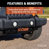 CURT Custom Tow Bar Base Plates for 2019-2023 CHEROKEE - 70103 Adapter Bracket, Plate, Steel, Black Powdercoated, Jeep, Kit thumbnail 5
