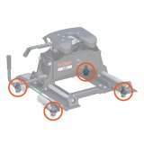 CURT Replacement Fifth Wheel Puck System Anchors 19208 Trailer Hitch Anchors, Chevy/GMC, Kit thumbnail 1