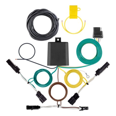 CURT Custom Wiring Connector Harnesses for 2022-2023 BOLT EUV - 56521 Trailer Wire Connector, T-Connector, 4-Way Flat, Chevrolet, Each thumbnail 1