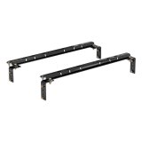 CURT Universal Fifth Wheel Base Rails 16100 Mounting Kits, Rails, Brackets, Hardware, Universal, Gloss Black, Kit thumbnail 2
