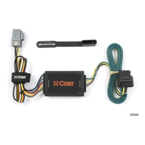 CURT Custom Wiring Connector Harnesses for 2005-2006 EQUINOX, 2006 TORRENT - 55560 Vehicle Towing Harness Adapter, T-Connector, 3-Wire System, Circuit Protected Converter, Chevy/Pontiac, Each thumbnail 1