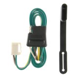CURT Custom Wiring Connector Harnesses for 2001-2004 ESCAPE, TRIBUTE - 55255 Vehicle Towing Harness Adapter, Trailer Harness Adapter, 4-Way Flat, Replacement Style, Ford, Mazda, Each thumbnail 1