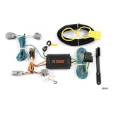 CURT Custom Wiring Connector Harnesses for 2011-2013 FIESTA, 2009-2010 MKS - 56064 Vehicle Towing Harness Adapter, T-Connector, 3-Wire System, Lincoln, Each thumbnail 1