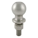 CURT Hitch Balls 40082 Ball, Stainless Steel, 2 in. Ball, 0.750 in. Diameter Shank, 2.125 in. Length Shank, 3,500 lbs., Each thumbnail 2