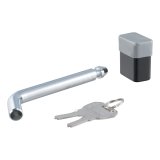 CURT Receiver Locks 23021 Hitch Lock, 5/8 in. Diameter, Bent Pin, Steel, Chrome, Black Dead Bolt, 2 Keys, 2-3 in. Each thumbnail 2