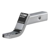 CURT Chrome Plated Ball Mounts 45296 Receiver Hitch Mount, Plated, 2 in. Square, 4 in. Drop, 2 in. Rise, 8.25 in. Length, Each thumbnail 2