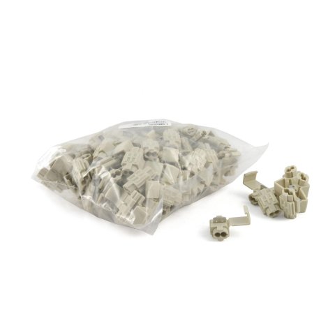 CURT Snap Locks 59906 Wiring Connectors, Locks, Scotch Lock Style, 14 To 18-gauge, Gray, Set of 100