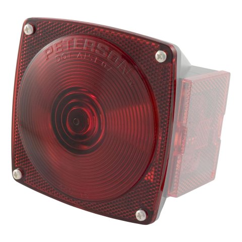 CURT Combination Trailer Light Replacement Lenses 53445 Lens, Replacement, Rear, Plastic, Red, for Curt Lamp Model 53440 or 53441, Each thumbnail 1
