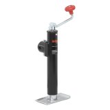 CURT Pipe-Mount Swivel Jacks 28351 Trailer Jack, Pipe Mount, Weld On, 5,000 lb. Capacity, 10 in. Travel, Steel, Painted, Top Wind, Each thumbnail 1