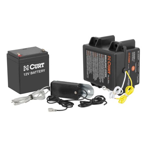 CURT Side Load Push-to-Test Breakaway Systems 52042 Trailer Switch, Push-To-Test, Battery, Case, Switch, Harness, Kit thumbnail 1