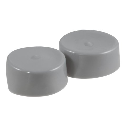 CURT Wheel Bearing Protector Dust Covers 23198 Cover, Rubber, Gray, 1.980 in. Diameter, Pair thumbnail 1