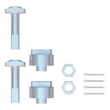 CURT Replacement Fifth Wheel Puck System Anchors 19203 Hitch Components, Anchors, Rear Position Only, RAM, Kit thumbnail 1