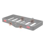 CURT Replacement Cargo Carrier Hardware Kits 19233 Receiver Hitch Components, for Aluminum Carrier, Kit thumbnail 2