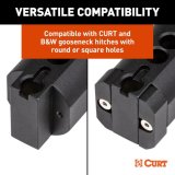 CURT Rockerball Cushioned Hitch Trailer Balls 60654 Ball, Gooseneck Rockerball, Steel, Chome Ball, 2 5/16 in. Ball, 30,000 lbs., Each thumbnail 6