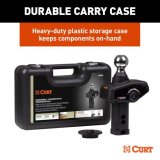 CURT Rockerball Cushioned Hitch Trailer Balls 60654 Ball, Gooseneck Rockerball, Steel, Chome Ball, 2 5/16 in. Ball, 30,000 lbs., Each thumbnail 9