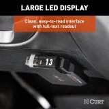 CURT TriFlex NEXT Brake Controllers 511466 Trailer Controller, NEXT, Operates 2-8 Brakes, 1-4 Axles, LED, Under Dash Mount, Black, Plastic, Inertia Based Activation, Set of 6 thumbnail 3