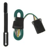 CURT Custom Wiring Connector Harnesses for 1999-2000 RAM 1500 VAN, 2500 3500 VAN - 55368 Vehicle Towing Harness Adapter, T-Connector, 2-Wire System, Dodge, Each thumbnail 1