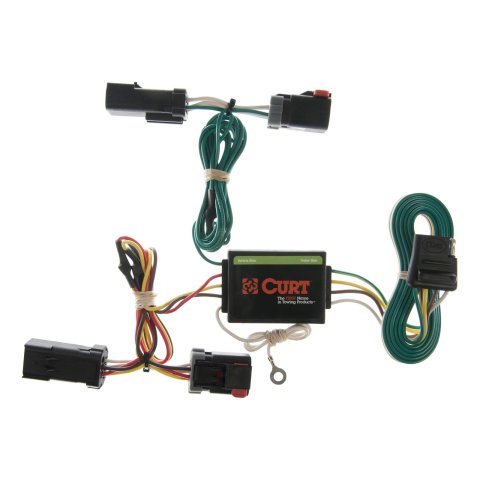 CURT Custom Wiring Connector Harnesses for 2002-2007 LIBERTY - 55382 Vehicle Towing Harness Adapter, T-Connector, 3-Wire System, Converter, Jeep, Each