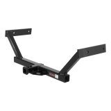 CURT Class 2 Receiver Hitch 12287 Trailer Hitch, II, 1-1/4 in. Receiver, Black, Square Tube, Ball Mount, Volvo, Each thumbnail 1