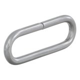 CURT Safety Chain Hooks 49950 Loop, Weld-On, 10,000 lb. Load Capacity, Each thumbnail 2