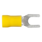 CURT Spade Terminals 59631 Wiring Connectors, Terminals, #10 Stud Style, 10 To 12-gauge, Yellow, Set of 100 thumbnail 2