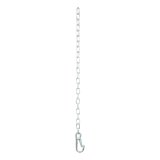 CURT Safety Chain Assemblies 80312 Chain, Steel, Zinc Plated, 2,000 lb. Break Force, 27 in. Length, Latch S-Hook Ends, Each thumbnail 3
