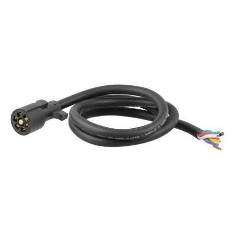 Curt Manufacturing Trailer Wiring Harnesses 56621 7-WAY ROUND RV BLADE thumbnail 1