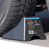 CURT Wheel Chocks 22800 Chocks, Polymer, Black, 6.00 in. Width, 8.00 in. Length, 4.50 in. Height, Pair thumbnail 3