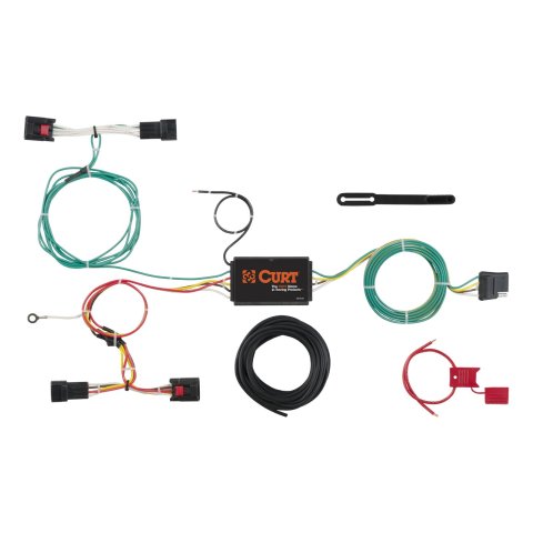 CURT Custom Wiring Connector Harnesses for 2015-2019 DISCOVERY SPORT - 56297 Adapter, Vehicle Towing Harness, 3 to 2 Powered Converter, Land Rover, Kit thumbnail 3