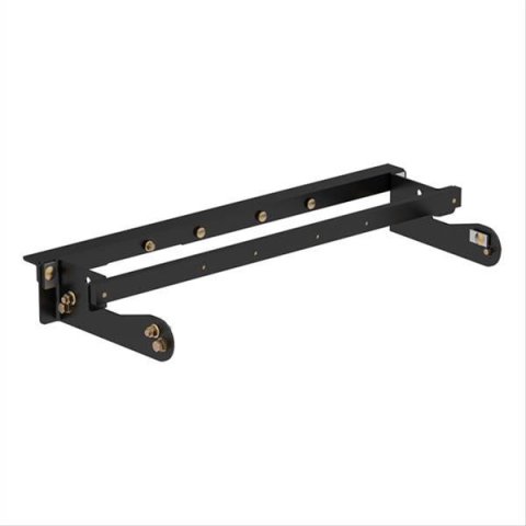 CURT Double Lock EZr Gooseneck Installation Kits 60624 Hitch Mounting Plate, Installation, Steel, Black Powdercoated, Chevy, GMC, Each